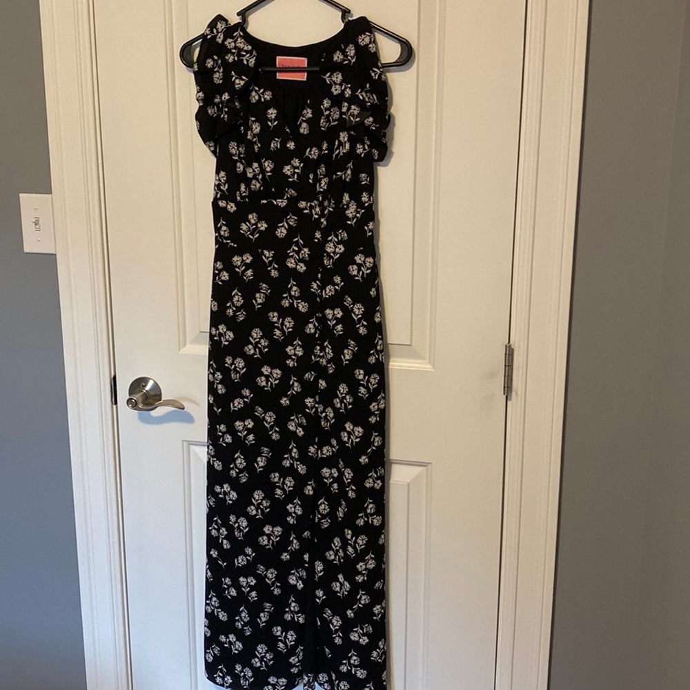KATE SPADE XS maxi dress - floral - with slit